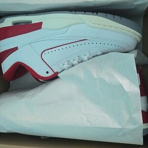 BRAND NEW Boy Jordan 2/3 - White and Red Sneakers: Size 3.5